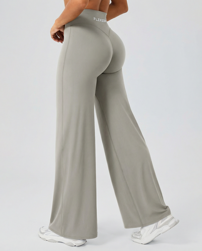 AURA FLXSCULPT™ V-Waist Flare Legginsy — Dune